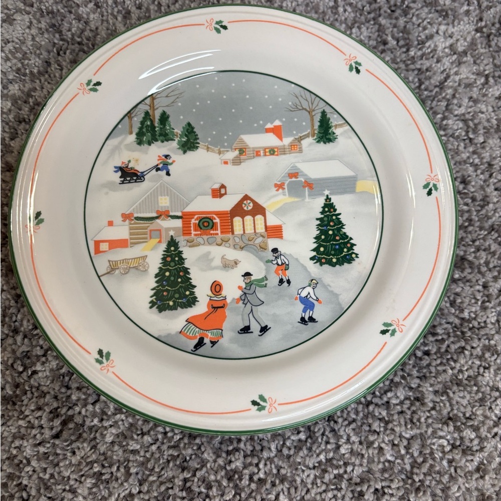 “Silent Night” Footed Candy Server